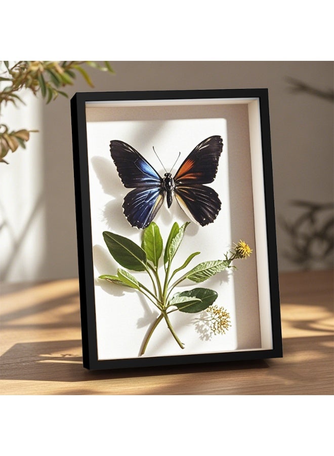 2pcs Shadow Box Frame Display Case, 6x8" Shadow Box Picture Frame, 3D Picture Frame Display Case Deeper 3cm, for Medals, DIY Crafts, Wedding Souvenir (Black 6x8") - Image 4